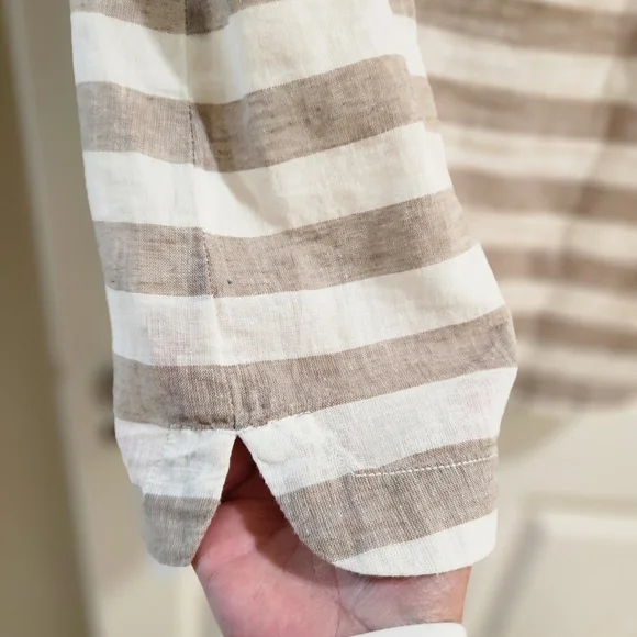 Beachlunchlounge Tan & Cream Shift Dress - Picture 2 of 9